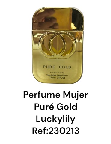 Perfumes Mujer Pure Gold Luckylily Ref:230213.