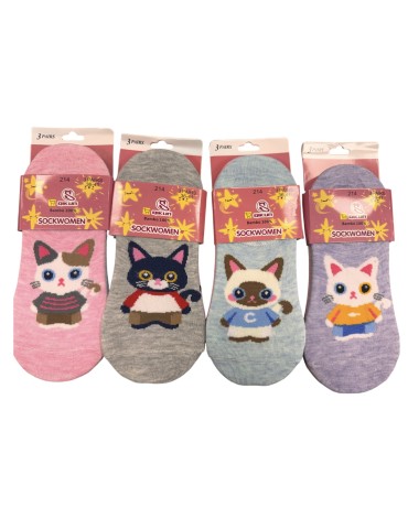Pack 12 calcetines invisible