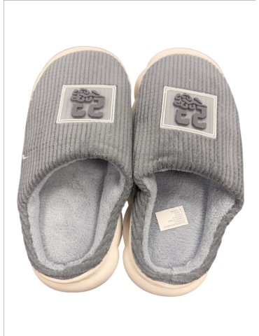 Pantufla Acolchada gris