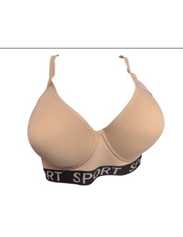Sosten de mujer color beige