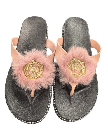 Hawaianas de mujer  con detalle dorado