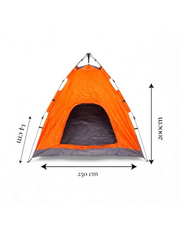 Carpa automatica para 6 personas, gran espacio