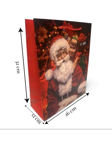 Bolsa Navideña Mediana viejito Pascuero