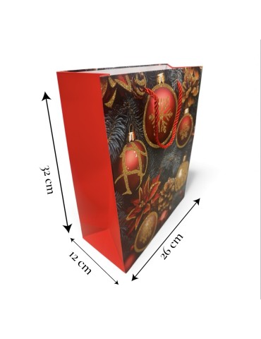 Bolsa Navideñas Mediana de esferas