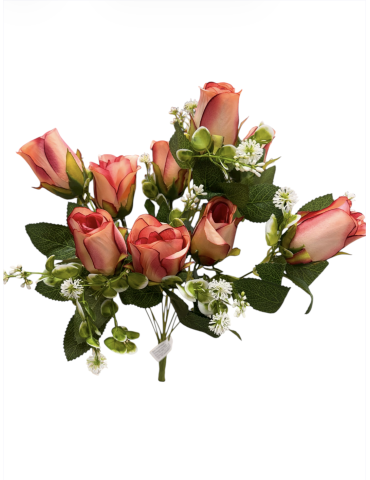 Ramo de rosas 10 cabezas 48cm
