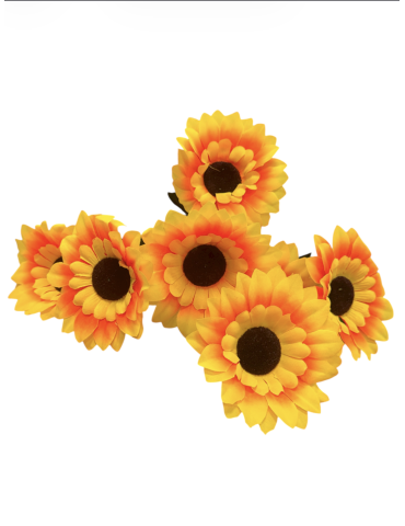 Girasol, 6 cabezas 40cm