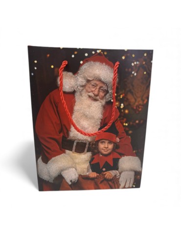 Bolsa de regalo pequeña viejo pascuero