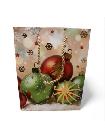 Bolsa de regalo Navideña 18x23x10cm