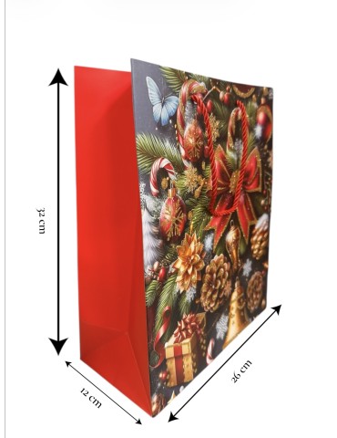 Bolsa de regalo de navidad Mediana 26x32x12