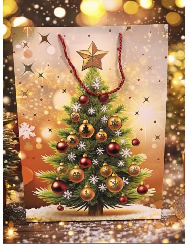 Bolsa de regalo Navidad Grande 30x41x12cm