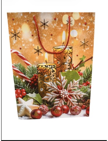 Bolsa de regalo Navidad Grande 30x41x12cm