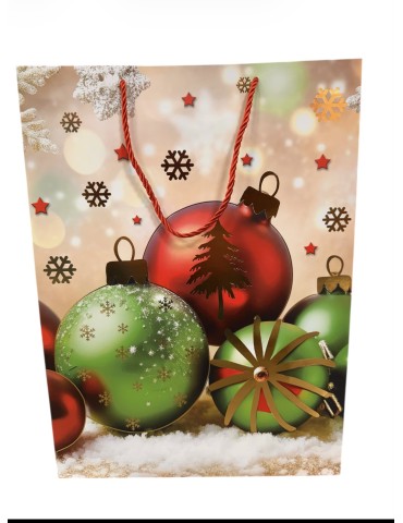 Bolsa de regalo Navidad Grande 30x41x12cm
