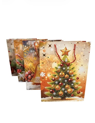 Bolsa de regalo Navidad Grande 30x41x12cm
