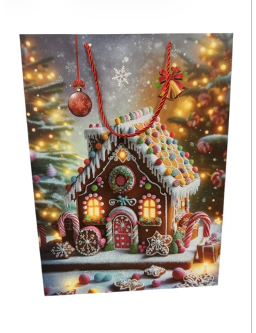 Bolsa de regalo de Navidad Grande 30x41x12cm