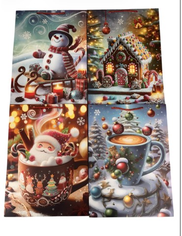 Bolsa de regalo de Navidad Grande 30x41x12cm
