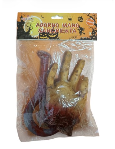 Adorno mano sangrienta
