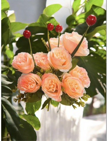 Ramo de rosas de 42 cm, 10...