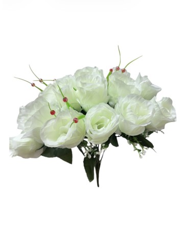 Ramos de rosas con perlas