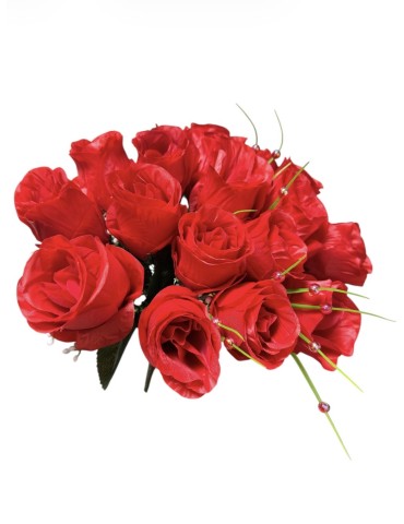 Ramos de rosas con perlas
